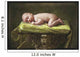 A Baby Asleep On A Pillar Wall Mural