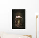A Baby Asleep On A Pillar Wall Mural