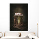 A Baby Asleep On A Pillar Wall Mural