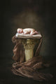 A Baby Asleep On A Pillar Wall Mural