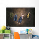 A Baby On The Clothesline Wall Mural