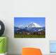 Mt. Rainier viewed from across a field Wall Mural