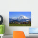 Mt. Rainier viewed from across a field Wall Mural