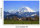Mt. Rainier viewed from across a field Wall Mural