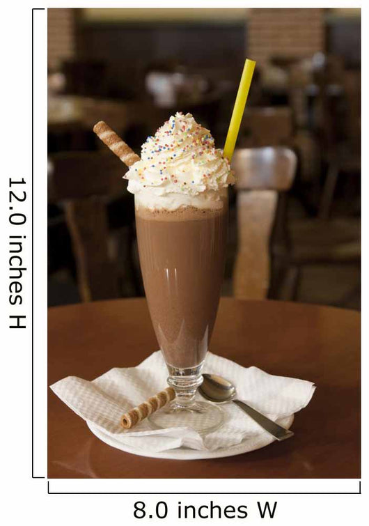 chocolate milkshake Wall Mural