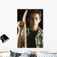 A Boy With A Skateboard Wall Mural