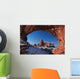 Winter Snow Covers Turret Arch Wall Mural