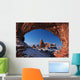 Winter Snow Covers Turret Arch Wall Mural
