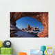 Winter Snow Covers Turret Arch Wall Mural
