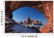Winter Snow Covers Turret Arch Wall Mural