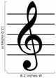 clef Wall Decal