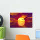 ocean and sunset Wall Mural