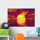 ocean and sunset Wall Mural