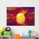 ocean and sunset Wall Mural