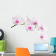 Light Pink Orchid Blooms Wall Decal