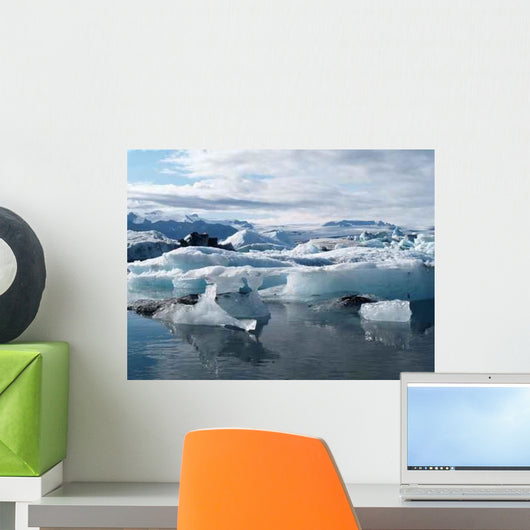 Icebergs Jokulsarlon Wall Decal