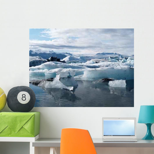 Icebergs Jokulsarlon Wall Decal
