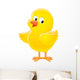 Yellow Chicken Wall Decal