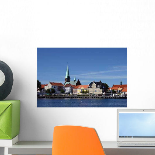 Helsingor City and Harbor Wall Decal