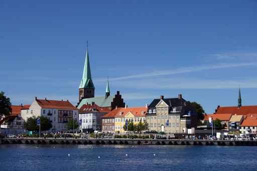 Helsingor City and Harbor Wall Decal