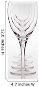 A Row Of Empty Wine Glasses Wall Decal