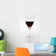 A Wine Glass With Red Wine Wall Mural