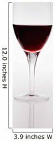 A Wine Glass With Red Wine Wall Mural