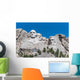 Mount Rushmore under Blue Wall Decal