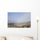 Frost On The Tall Grass Along The Shore Of A Lake Wall Mural