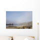 Frost On The Tall Grass Along The Shore Of A Lake Wall Mural