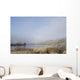 Frost On The Tall Grass Along The Shore Of A Lake Wall Mural