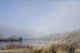 Frost On The Tall Grass Along The Shore Of A Lake Wall Mural