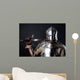 Great knight holding his sword Wall Mural