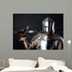 Great knight holding his sword Wall Mural