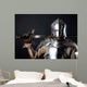 Great knight holding his sword Wall Mural