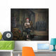 A Boy In The Attic With Old Relics Wall Mural