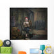 A Boy In The Attic With Old Relics Wall Mural