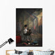 A Boy Posed Reading Old Books Wall Mural