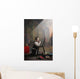 A Young Boy Praying With A Light Beam On Him Wall Mural