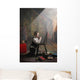 A Young Boy Praying With A Light Beam On Him Wall Mural