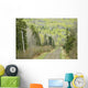 Electricity Wires Running Along A Country Road Wall Mural