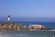 Yaquina Head Lighthouse On The Coast Wall Mural