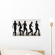 Composite Image Of A Boy Dancing With Headphones Wall Mural