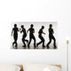 Composite Image Of A Boy Dancing With Headphones Wall Mural