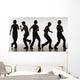 Composite Image Of A Boy Dancing With Headphones Wall Mural
