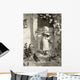 Little Girl With Insect Wall Mural