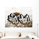 Hip-hop graffiti text on the wall Wall Mural