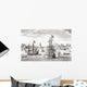 Sea Battle, Centurion vs Manilla Galleon Wall Mural