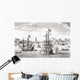 Sea Battle, Centurion vs Manilla Galleon Wall Mural