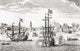 Sea Battle, Centurion vs Manilla Galleon Wall Mural